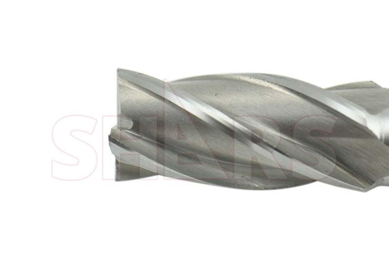 Shars 3/4" x 3/4" HSS 4 Flute Single End Center Cut End Mill, 1-5/8" Flute Length 404-6033 ! 3/4" Dia, 3/4" Shk Dia, 1-5/8" FLt Len