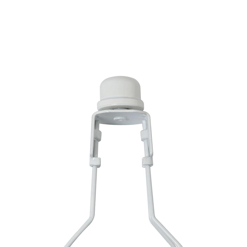 2PCS White Solid Lamp Finials Caps Tapped of Tops Lamp Accessories for Lamp Shade Holder Harp Lamp Finial Knob