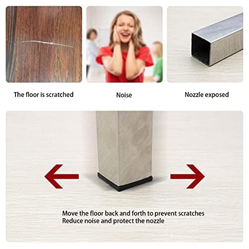 1 Inch (25 mm) Square Plastic Plugs Tubing End Caps for Square Tubing Post (4 Pack) 1 Inch 4 Pack