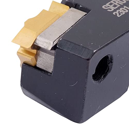 HHIP 2301-0500 500F16 External Indexable Thread ing Tool Holder 3-1/4" OAL, 1/2" x 1/2" Shank