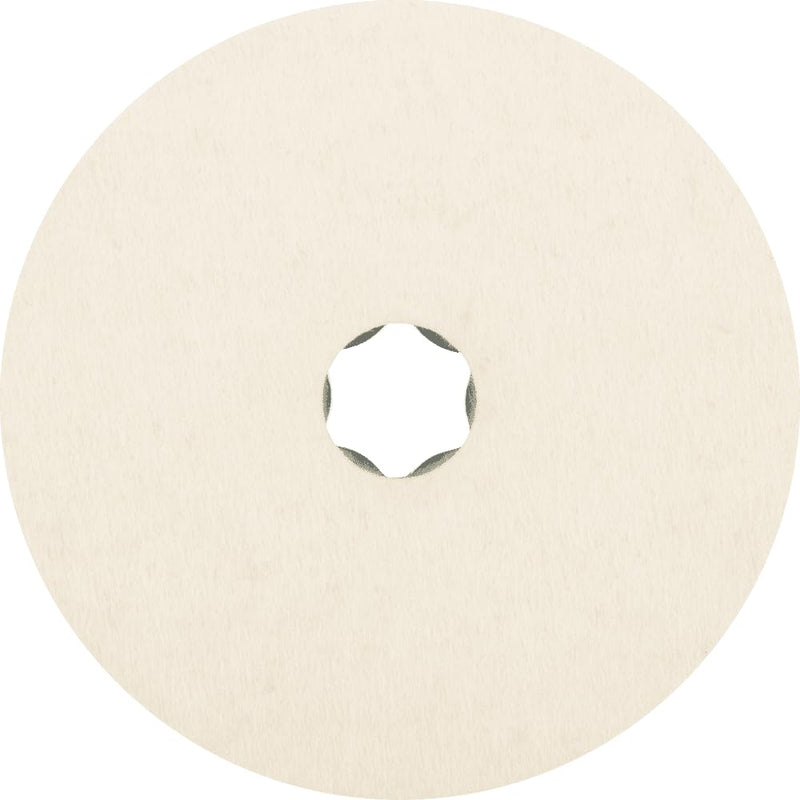 PFERD COMBICLICK Felt Disc, 5 pc. | 4-1/2 inch dia. | 48705 - for pre-polishing and high-gloss polishing with an angle grinder, works with polishing paste bars
