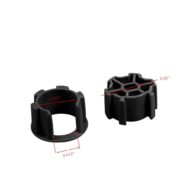 1"/25mm Crown and Drive Adapter Bushing Fittings for 15mm Diameter Motors and Roller Tube Size of 1" 1"(25mm)Rubber Adapter