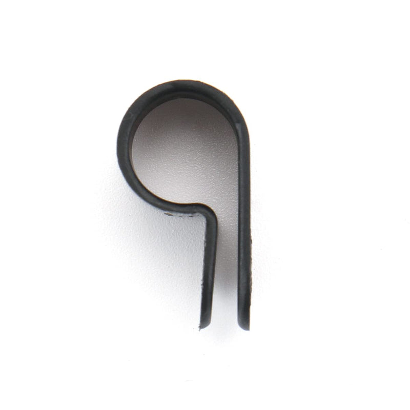 Baomain R-Type Cable Clamp 3/8 Inch UC-2 Black Pack of 100