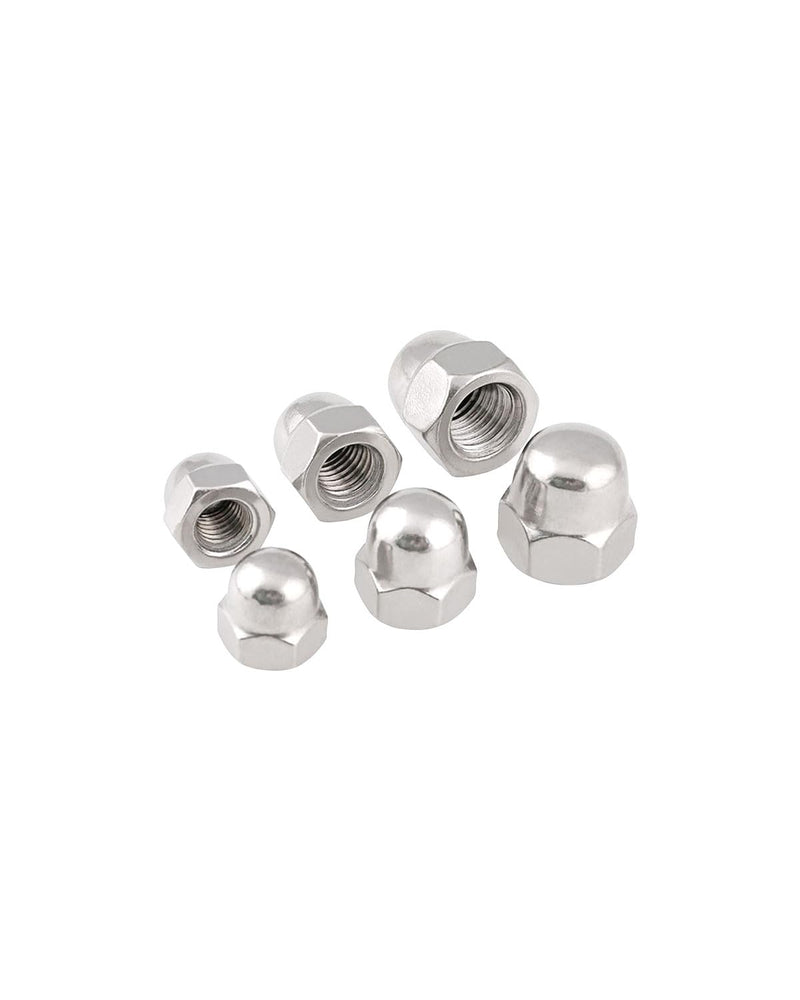 #6-32 Acorn Nuts - IMScrews 304 Stainless Steel Acorn Nuts - Durable, Rust-Resistant Fasteners for Various Applications Pack of 25 #6-32
