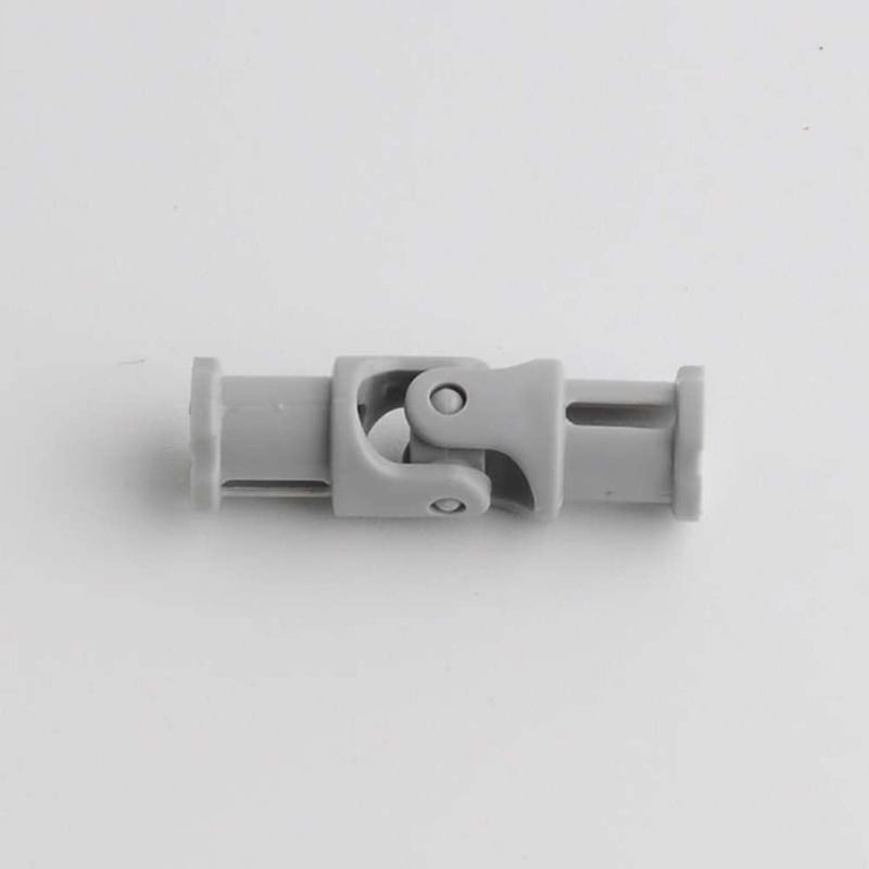 MOC Light Grey Universal Joint 3L Connector Coupler Shaft Compatible with legoeds Building Blocks 61903 62520c01 for Suspension Drive Differential Pack of 10pcs