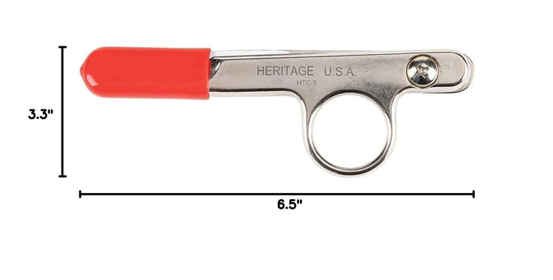 Klein Tools HTC5 Scissors, Threadclip with Spring Action for Automatic Opening, 4-1/2-Inch, Made in USA