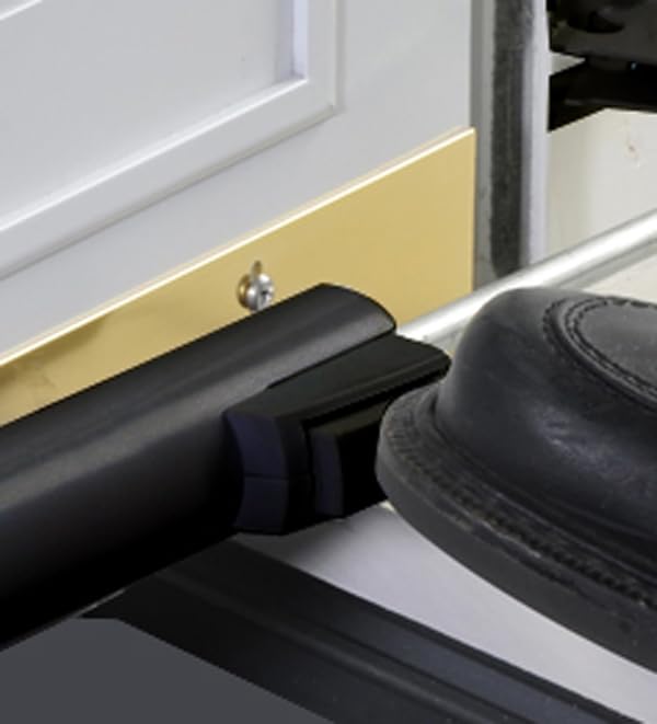 Wright Products Standard Duty Pneumatic Screen & Storm Door Closer with EZ-Hold – Adjustable Closing Speed, Durable, Easy Installation (Transitional, Black) Transitional