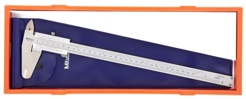 Mitutoyo 530-114 Vernier Caliper, Stainless Steel, Inch/Metric, 0-8" Range, +/-0.002" Accuracy, 0.0078" Resolution 0-8" 0.0078" +/-0.002"