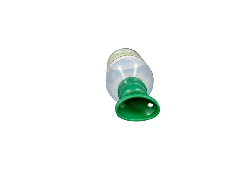 Plum Plus Rinse 45981-2 Sterile Saline Eyewash Solution Bottle 500 mL, 8.5" Height, 3" Wide, 3" Length, 16.9 fl. oz, Plastic (Pack of 2)