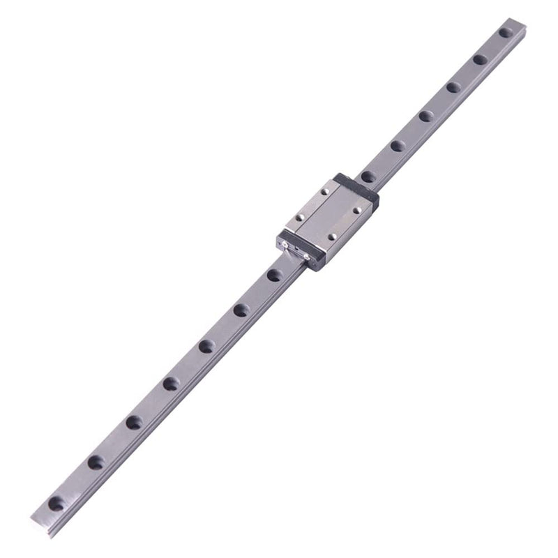 Linear Rail Guide MGN9H 300mm Miniature Linear Sliding Guideway with 1PCS Linear Sliding Block for CNC Machine and 3D Printer 1