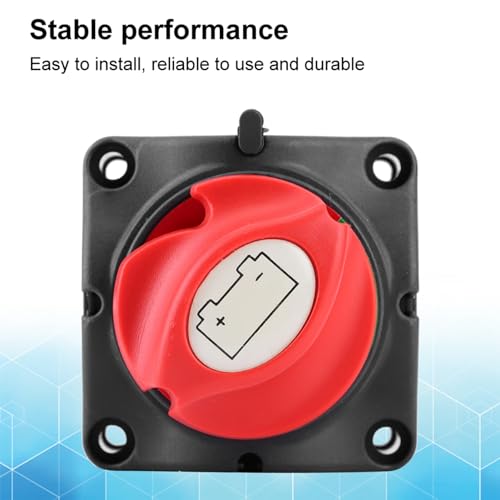 aqxreight 12V Battery Isolator Master Disconnect Switch,Dual-Level Cut-Off for RV, Yacht & Marine Applications – Heavy-Duty 250A Rated, IP67 Sealed, OEM-Ready Replacement