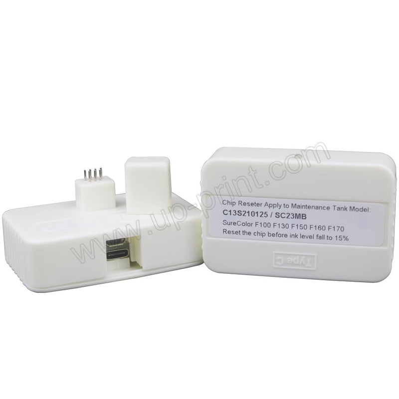 UPink SC23MB C13S210125 Waste Ink S210125 Maintenance Box chip Resetter for SC-F100 SC-F130 SC-F160 SC-F170 F100 F130 F160 F170 Printer