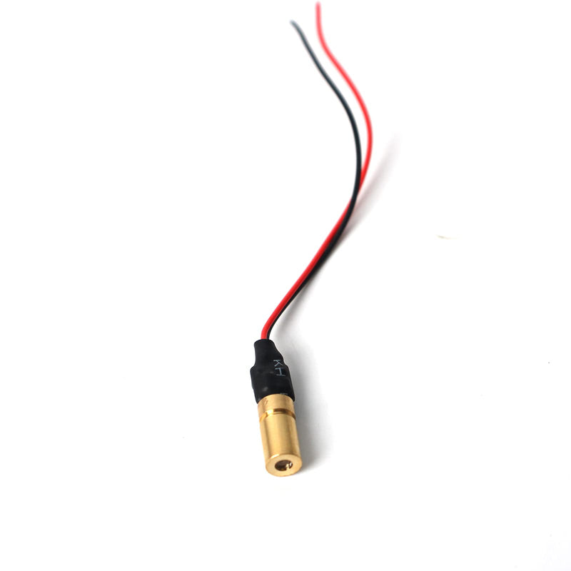 650nm red light laser module industrial laser module adjustable focal length(6mm-line-4packs) 6mm-line-4packs