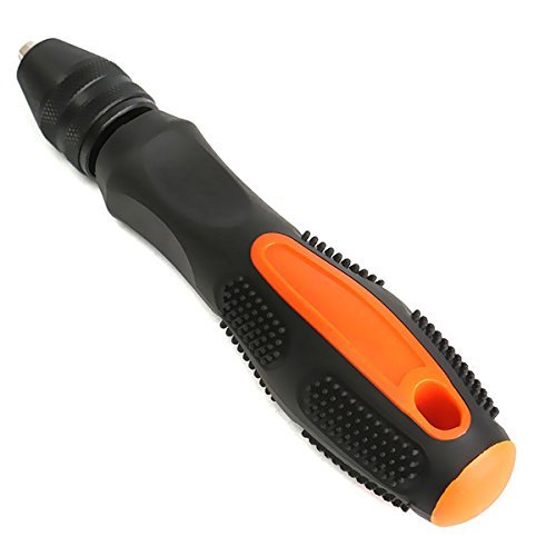 Mini Hand Drill, Black Orange, 0.5-8mm