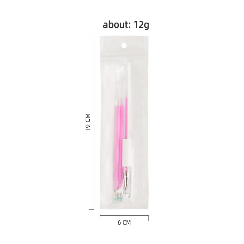 TEONEI Eyebrow microblading Marker Pen,Skin Marker Pen,Eyebrow Permanent Makeup Position Mapping Mark Tools (Pink) Pink