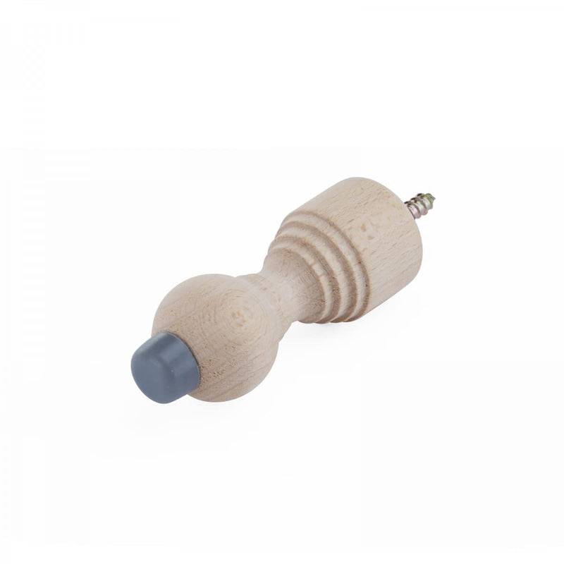 Renovators Supply Manufacturing Door Stoppers 3 3/16 in. Wall Mount Victorian Unfinished Maple Wood Door Bumper Stops Pack of 3 3 3/16 in.
