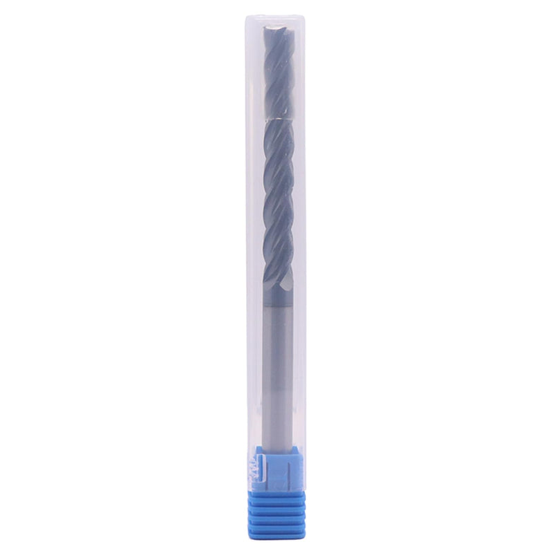 BestParts High Performance Solid Carbide Long End Mill, AlTiN Coated, 4 Flute, 30 Degree Helix, 3/8" Cutting Diameter, 3/8" Shank Diameter, 3" Length of Cut, 6" Overall Length, Square End