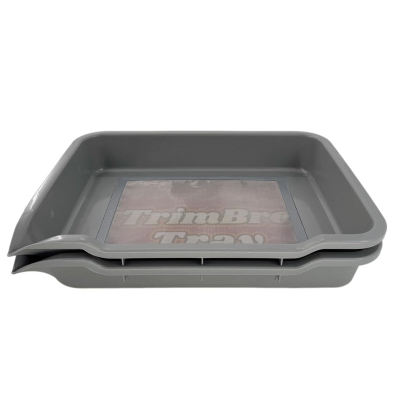 Trim Tray with Pour Spout & Replaceable 150 Micron Screen | Cleaner Collection, Less Waste
