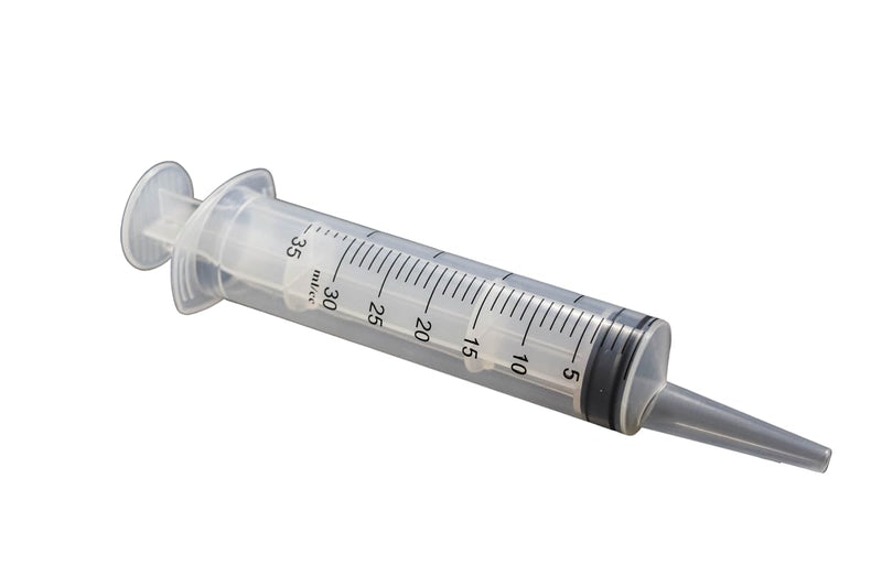 30 ml (1 oz) Plastic Syringe, Disposable Eccentric Catheter Tip Syringe for DIY Crafts, Feeding Pets, Dispensing, Measuring, Watering (Pack of 5)