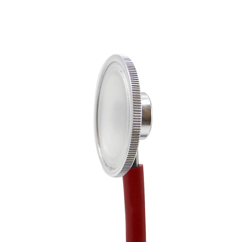 Dixie EMS Single Head Lightweight Stethoscope, Latex Free for Doctors, Nurses, Students, Medical and Home Use - Burgundy