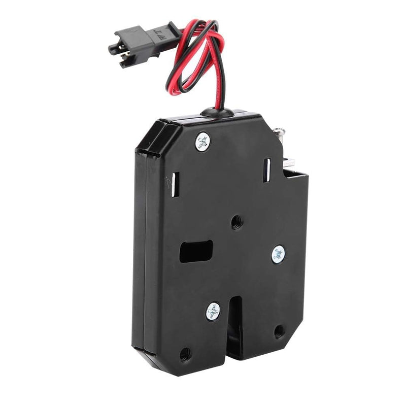 2PCS DC 12V 2A Electromagnetic Hidden Door Latch Locks, 150kg Force Magnetic Cabinet Locks, 1000000 Times Electromagnet Solenoid Lock (2) 2