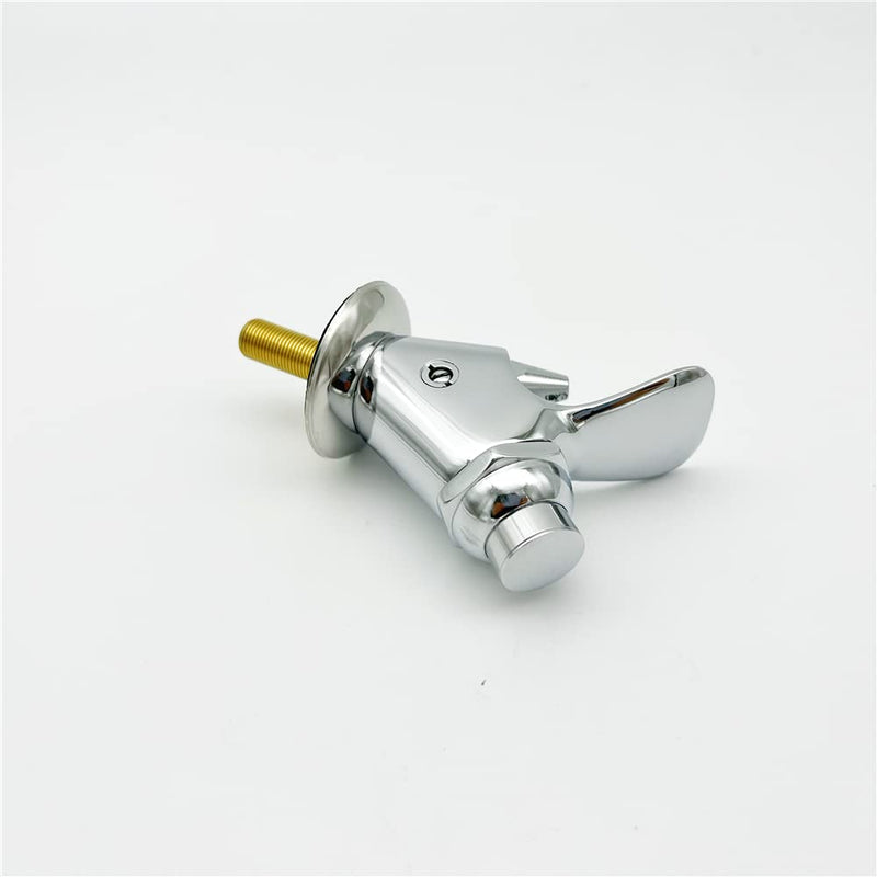 Outdoor Drinking Fountain Bubbler - Freeze Proof, Camping Faucet for 1/4 inch Tubes, Chrome finish 1/4 inch Tubes Connector