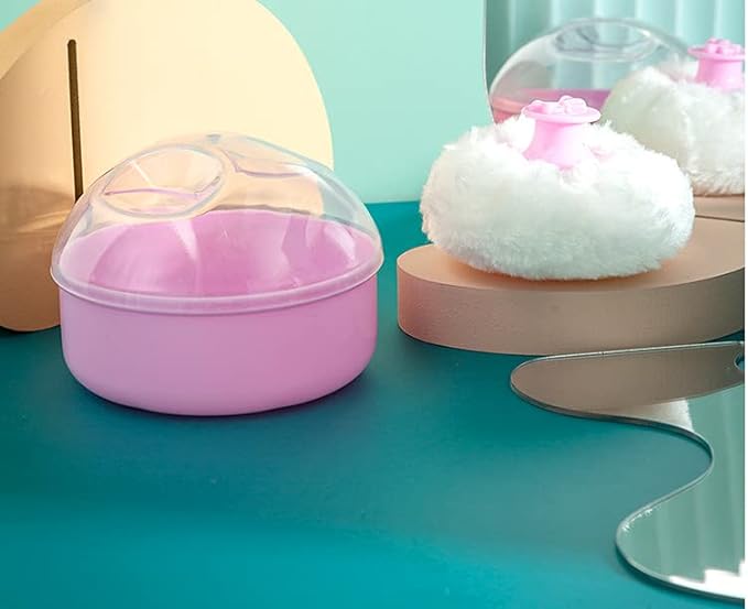 2 Pack Baby Powder Case with Puff, Portable Refill Container, Baby Puff for Doggy Baby, Fluffy Puff Powder, Powder Box, Powder Container, Empty, Body Care - NewNest Australia