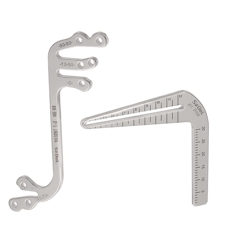 6pcs/Set Implant Guide Set Autoclavable Oral Planting Surgical Locator Positioning Angle Ruler Dentistry Materials - NewNest Australia