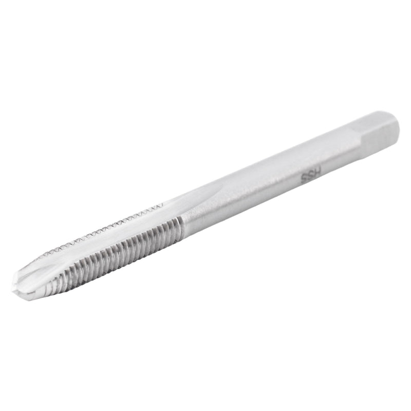 Accusize Tools - H.S.S. Metric Spiral Point Taps, American Standard, Fully Ground (Size: M5X0.8, Flute: 2) | Fully Ground Bright Finish, Right-Hand Cut, Square Shank, H Limit D4, American Standard, SPT-5M-08x10