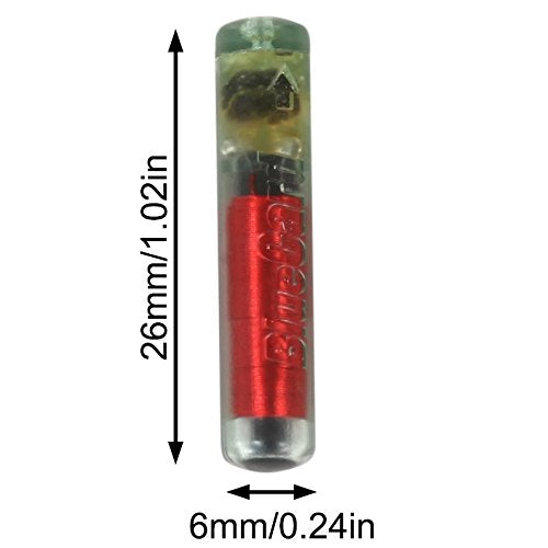 UHPPOTE Micro Small 125KHz RFID ID Proximity Induction Token Size 6(D) x26(L) mm/0.24x1.02in for Security Guard Patrol System(Pack of 10)