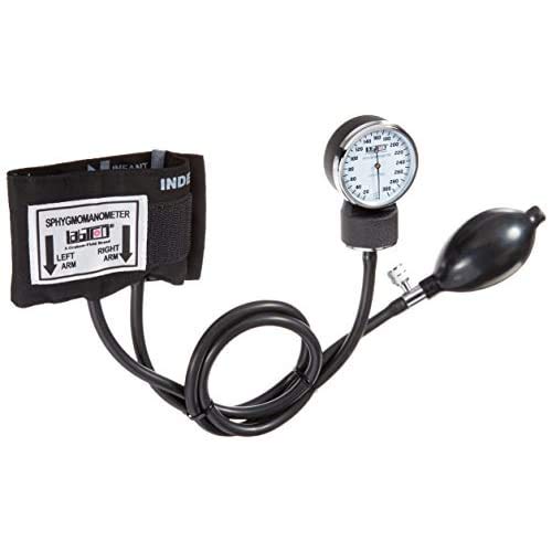 Graham-Field 180 Patricia Aneroid Sphygmomanometer with Adult Cuff – Manual Blood Pressure Monitor