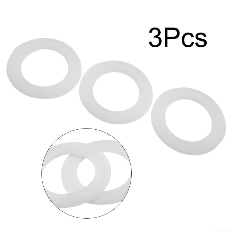 Dual Flush Seal Replacement Kit for Glacier Bay 83SGB Toilet Tank Gasket White Rubber Sealing Ring