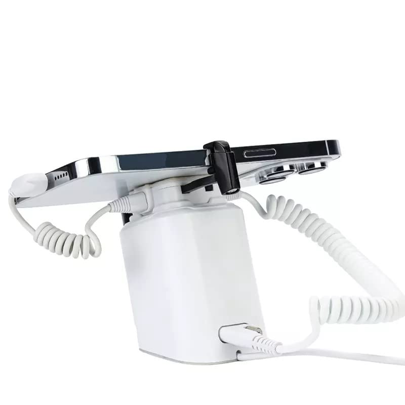 Mobile Phone Anti-Theft Alarm Stand - Cell Phone Security Display Holder Smartphone Burglar Alarm System (US Plug) (for Type-C Interface) For Type-C interface