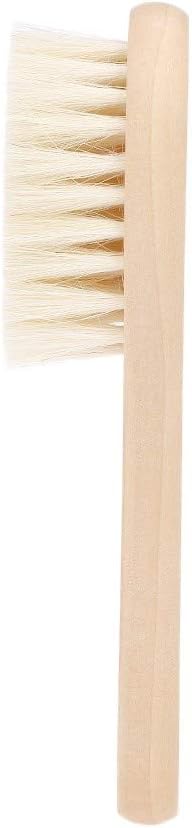 New Baby Hair Brush Comb Wooden Handle Newborn Hair Brush Infant Comb Soft Wool Scalp Massage - NewNest Australia