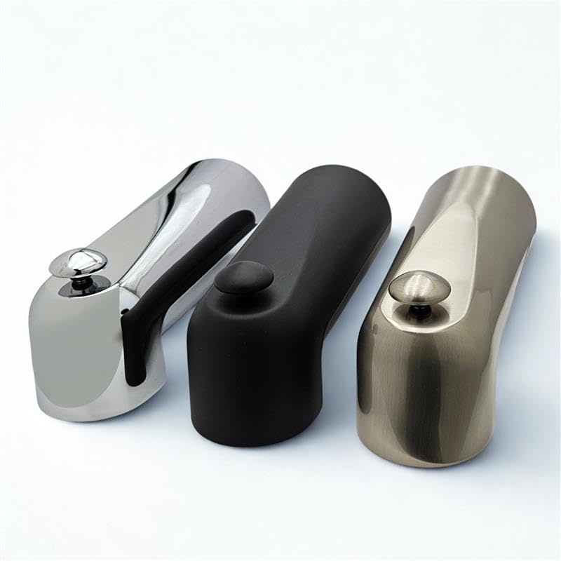 Westbrass 7" Diverter Tub Spout, Polished Chrome, E507D-1F-26