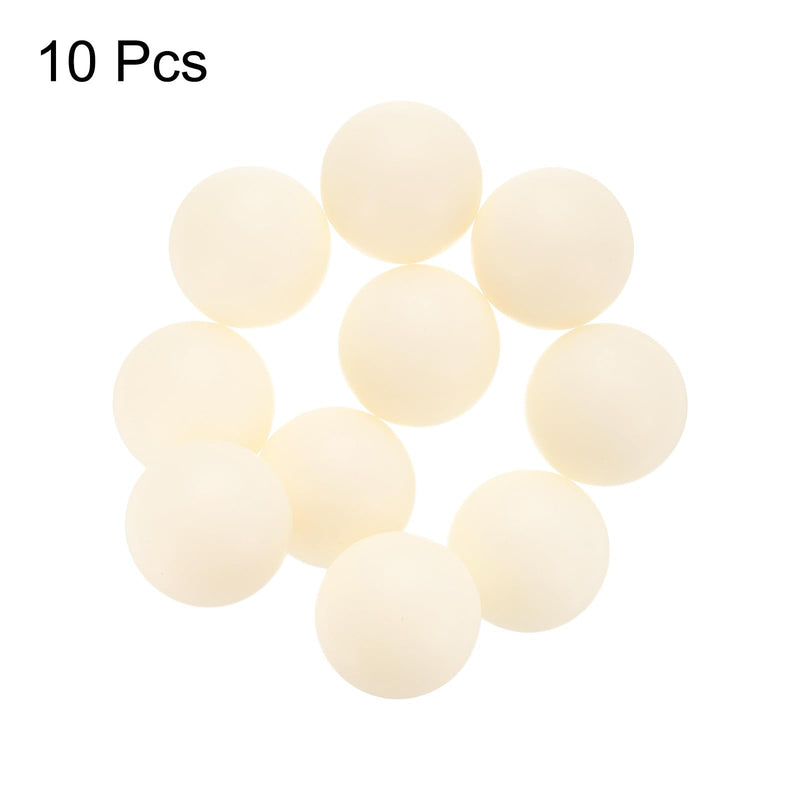 uxcell 10pcs Nylon Bearing Balls 1" 25.4mm Solid Plastic Balls, Precision Mini Nylon Balls 1"