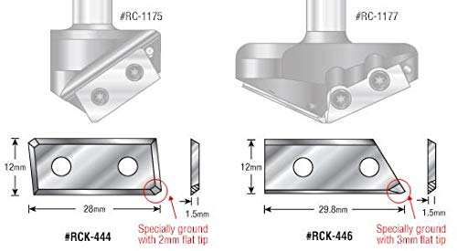 Amana Tool - 1-3/32 x 15/32" SC Acm x Rc-1172 (RCK-442), Industrial Grade RCK-442