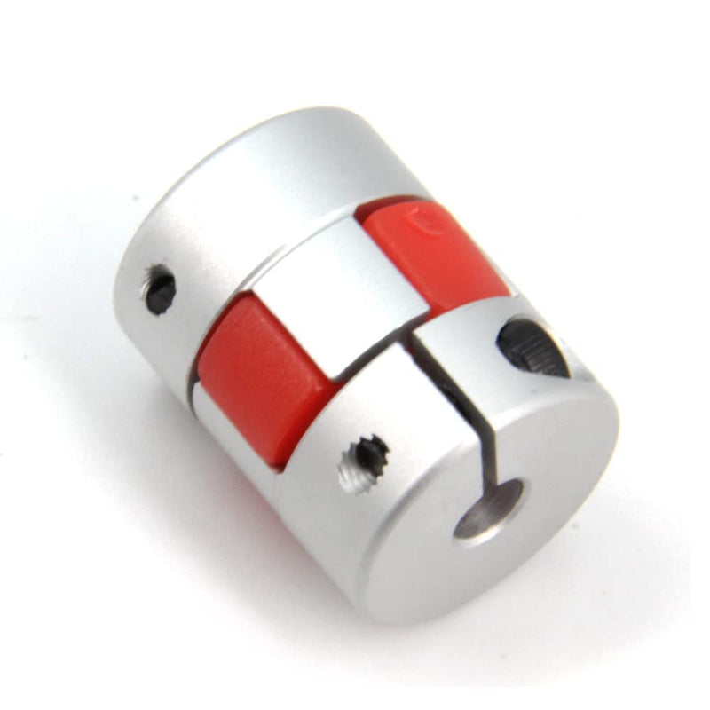 5mm to 8mm Bore Aluminium Plum Flexible Shaft Coupling Servo Stepper MotorJaw D20xL25 Connector Flexible Shaft Couplers for 3D Printer/CNC Machine/DIY Encoder, 2pcs/Pack (5mmx8mm) 5mmx8mm