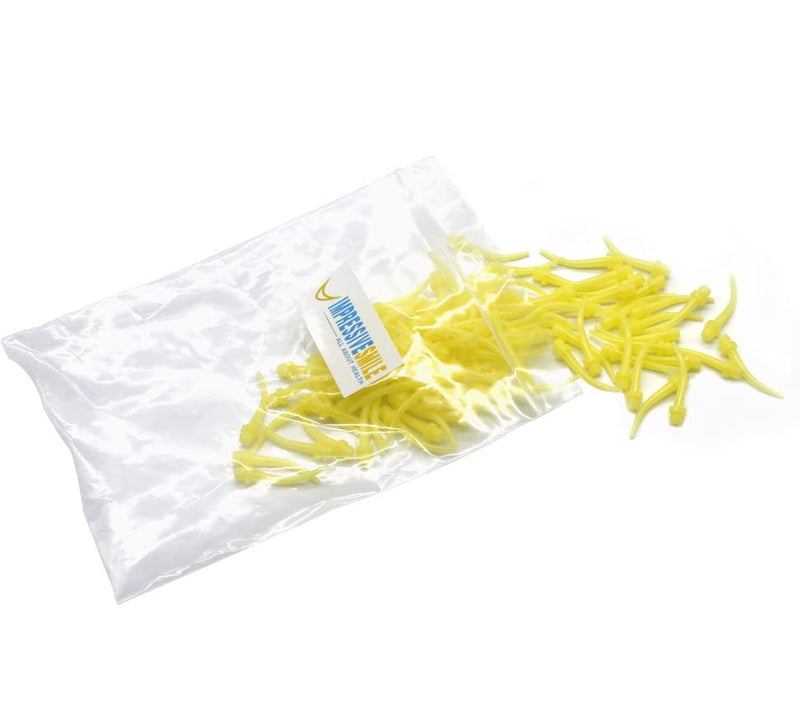 500 Dental Impression Tips Yellow 4.2 mm