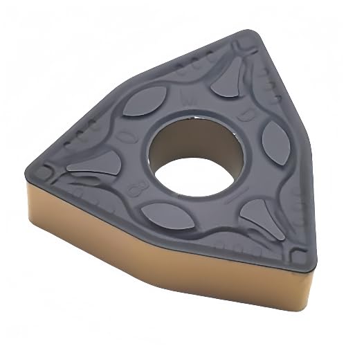 WNMG431 / WNMG080404-PM of CNC Carbide Inserts for Steel Turning Cutting Tools, The Chip Breaker"PM" fit for Semi-Finishing Metal Cutting, 10 PCS.