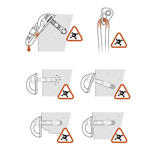 ISOP Climbing Anchor Bolt 2 Set - Expansion Bolt and Hanger FIXE 1 Rock Climbing - Professional Eyebolts for Fire Escape Rope Ladders - Conrete Wall Mounted Anchors 1 Pack