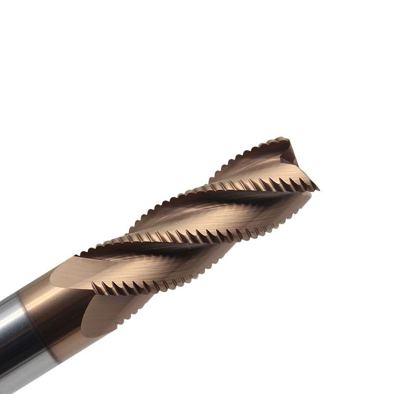 1/4" Carbide Roughing End Mill - 4 Flute - 1/4'' Shk Dia, 2-1/2'' Oal - for Alloy Steels/Hardened Steels 1/4‘’