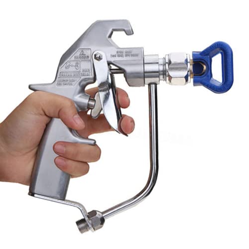 JOLINO 243283 Silver Plus Gun 5000 PSI Airless Paint Spray Gun with 517 tip and Holder