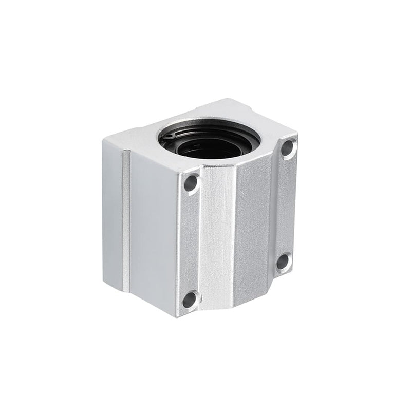 4pcs SC16UU Linear Motion Ball Bearing Slide Block, Linear Ball Bearing Slider Slide Bushing for Replacement CNC,Aluminum Block SC16UU Bearing Slide Block Linear Guide Rail bearings