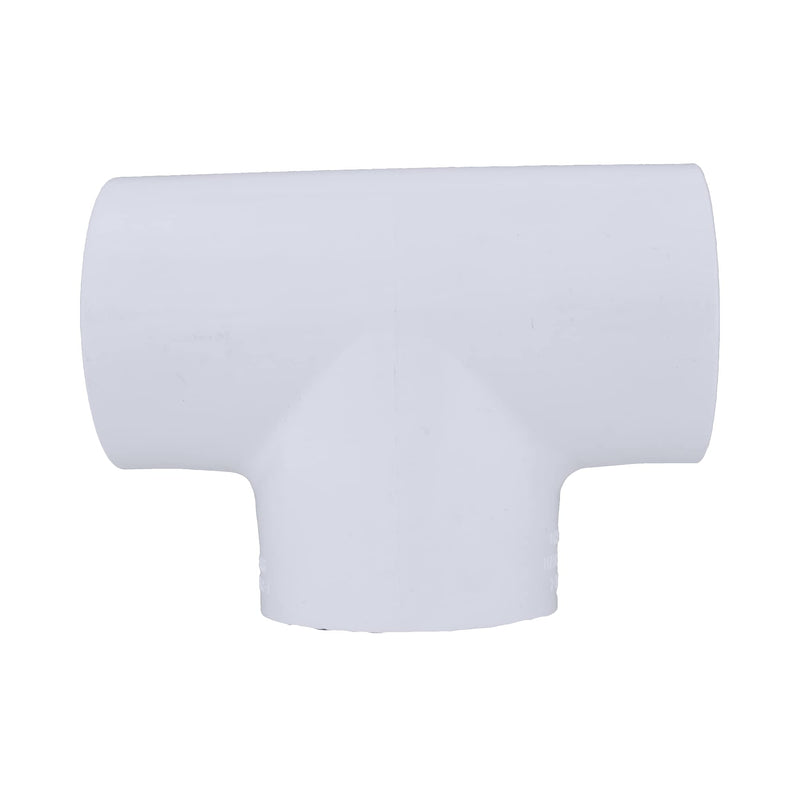 CHARLOTTE PIPE 2 1/2 SCH 40 TEE SXSXS PRESSURE (1 Unit Piece) 2 1/2 Inch ( EACH qty: 1 ) White