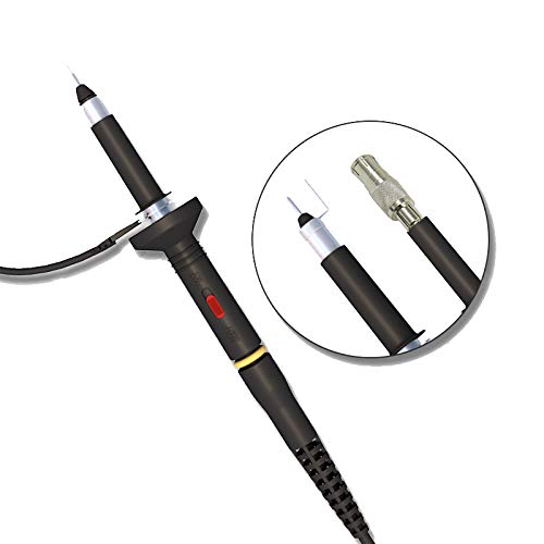 Universal Oscilloscope Probe with Accessories Kit 200MHz Oscilloscope Clip Probes with BNC to Minigrabber Test Lead Kit