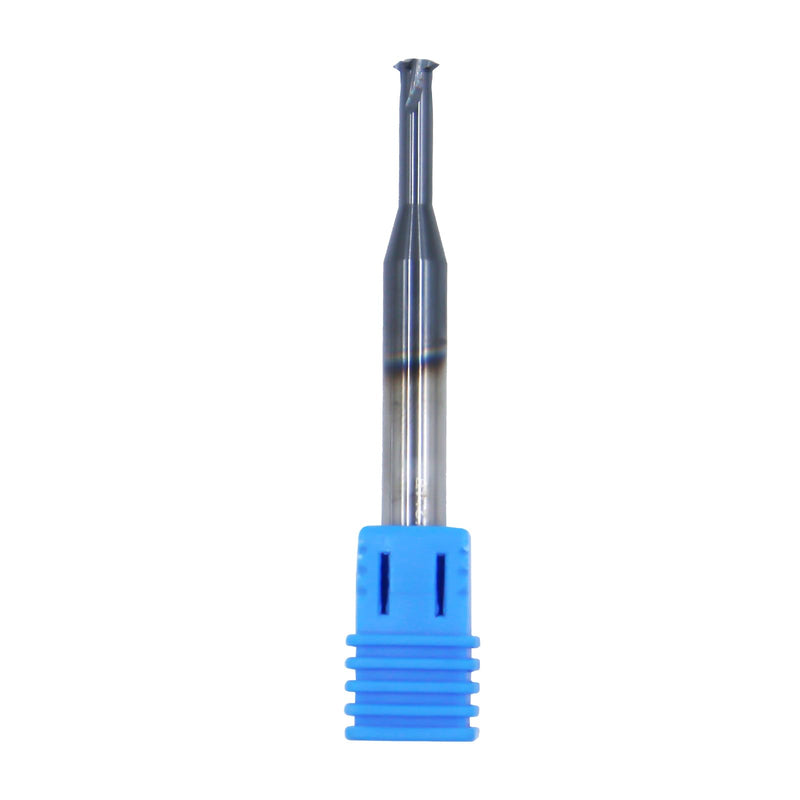 20-56 TPI Single Pitch 1/4in Solid Carbide Thread end Mill,0.018in Cutting Diameter,Necked to Thread 0.5in Deep,4 Flute Bits Tool for Medium Hardness Steel, Brass, Iron
