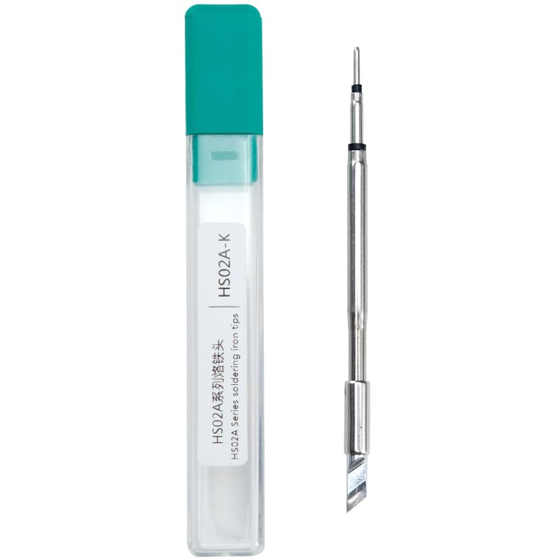 FNIRSI F245 Soldering Iron Tips for HS02A DWS200, F245-K, KU, JS, I, C2, B Replacement Tips, Constant Temperature Solder Iron Head