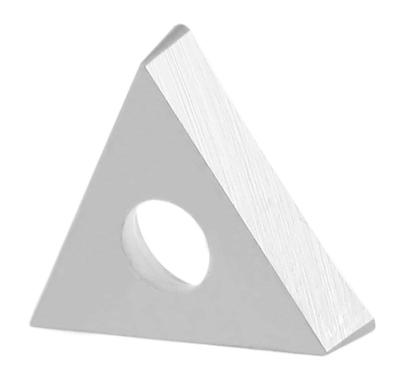 Accusize TCGT21.51-LH Carbide Inserts for Aluminum, 10 Pcs/Box | Lathe Turning Inserts, Positive-Rake TCGT110204-LH, 1/4 in I.C., 3/32 in Thick, 1/64 in Radius, 2024-1024x10 TCGX21.51-LH