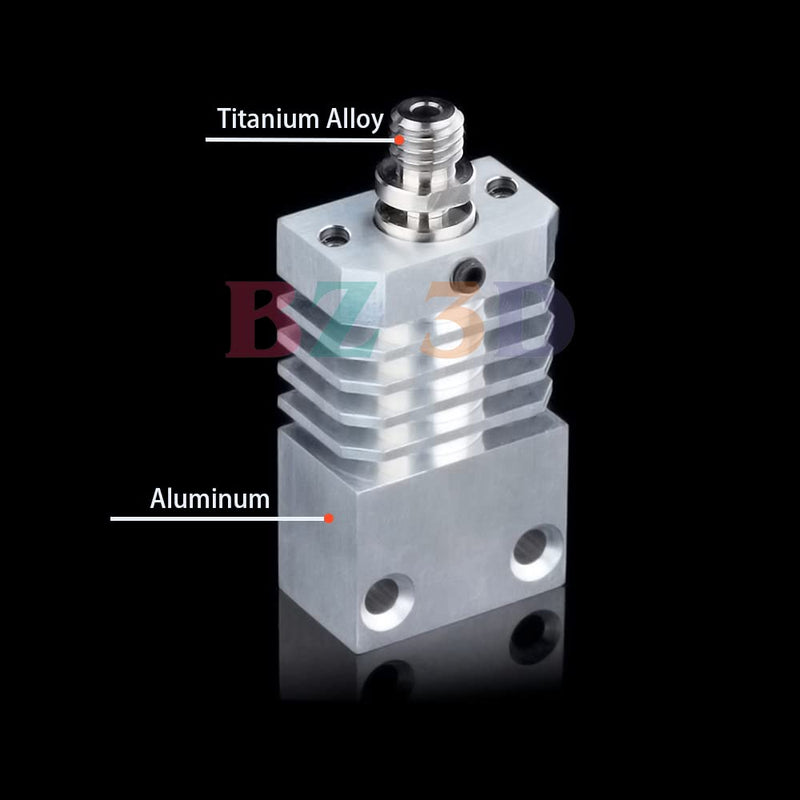 CR-10S PRO All Metal Hotend Upgrade Kit,Titanium Alloy Heatbreak,MK8 Hardened Steel Nozzle 0.4mm for CR-10S PRO,CR-10S Pro V2,CR-10 Max,Ender 3 Neo,Ender 3 V2 Neo 3D Printer Hotend.